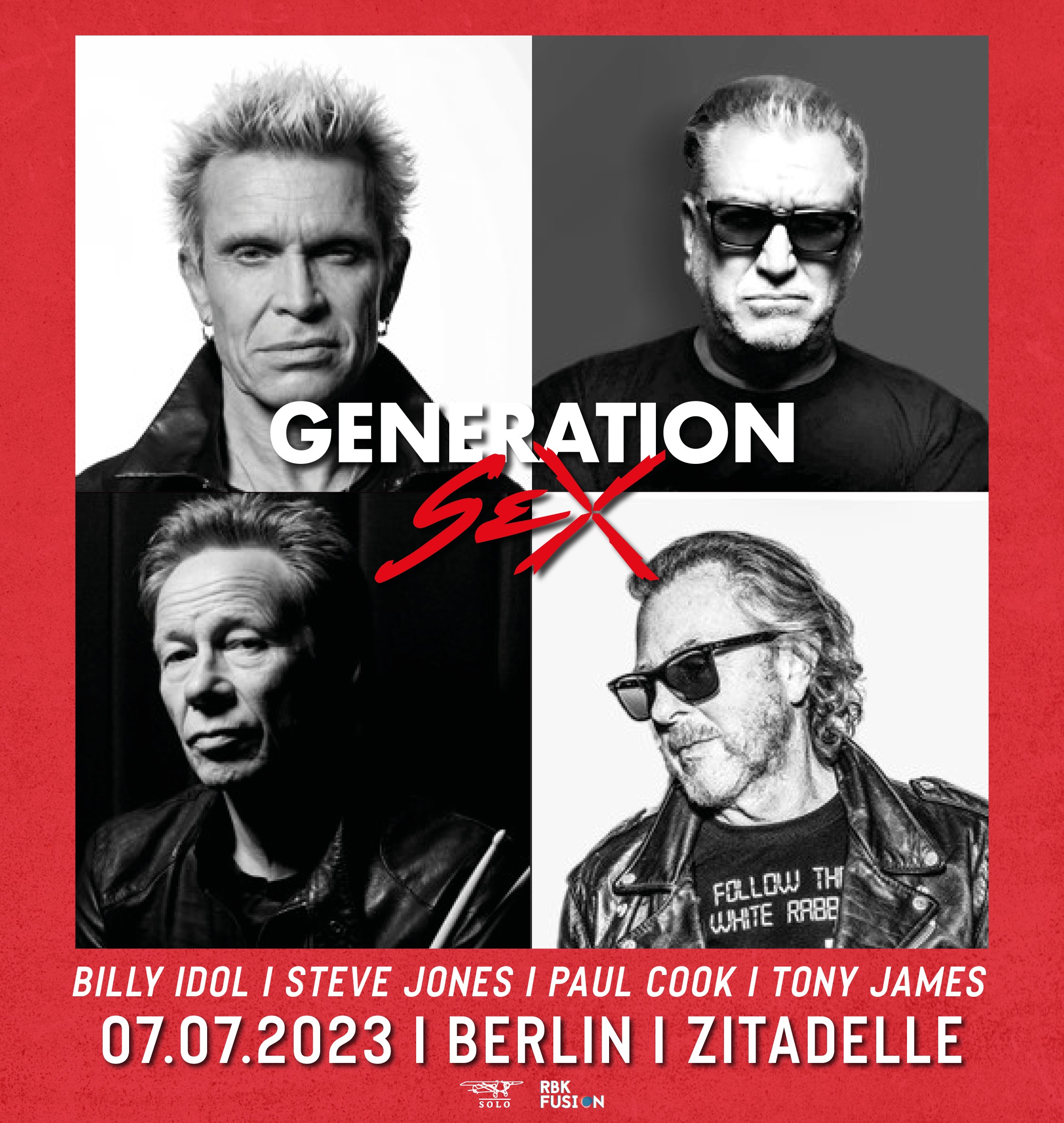 Generation Sex – Punkrock-Supergruppe mit Billy Idol und Ex-Sex Pistols-Musikern spielt Exklusiv-Show in Berlin!